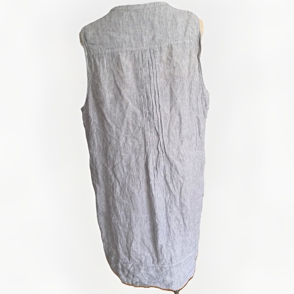 Quince European Linen Pin Tuck Dress - Picture 6 of 8